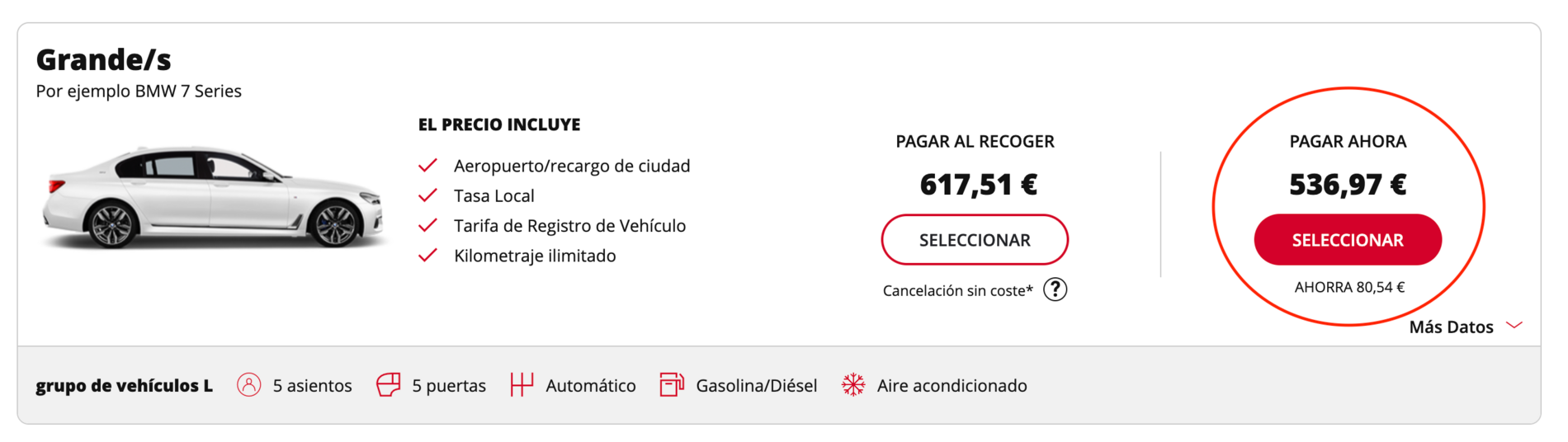 Como obtener descuento Avis Pay Now