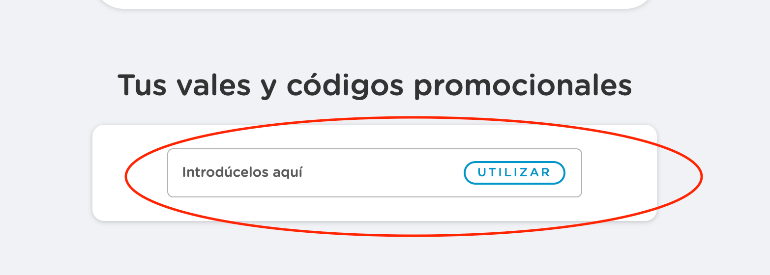 como aplicar un codigo promocional en Ouigo