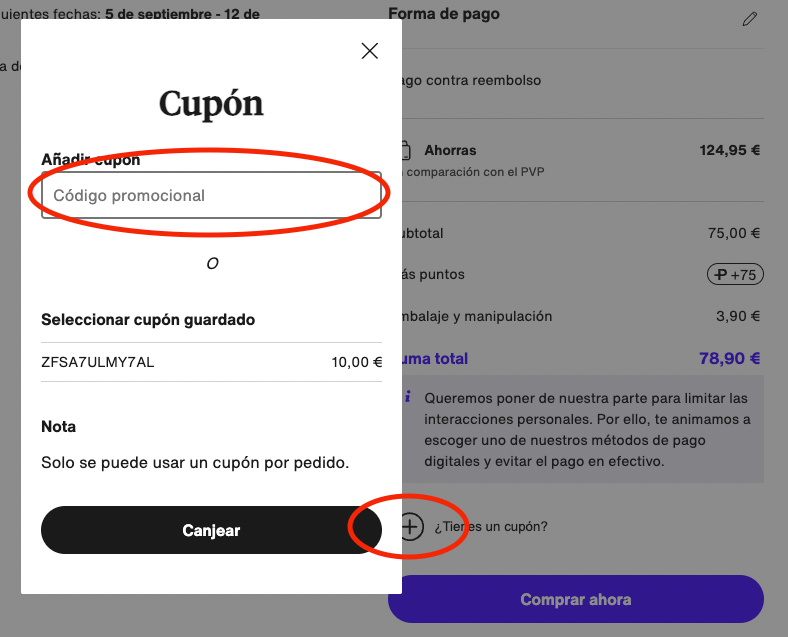 Como canjear un cupon prive by zalando