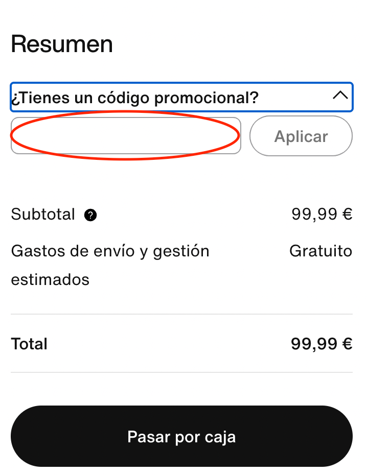 Como usar un codigo descuento Nike parte 2