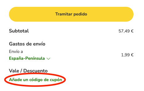 Donde aplicar el cupon Zooplus