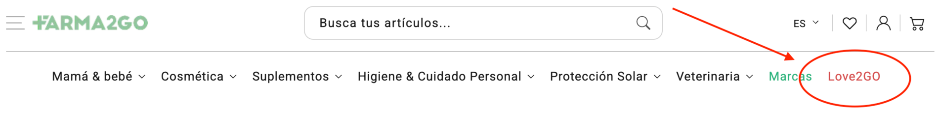 Boton de ofertas de Farma2go