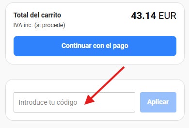 donde puedes escribir o pegar el codigo descuento g2a