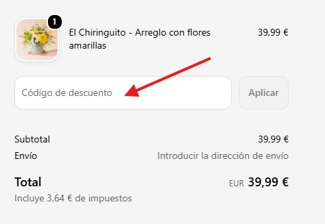 ultima oportunidad donde podemos aplicar el codigo descuento colvin